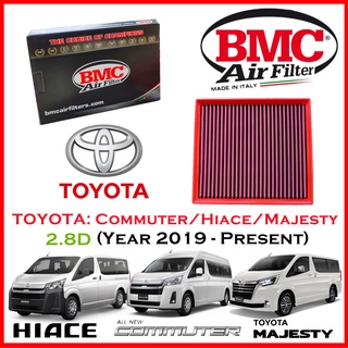 BMC Airfilters® (ITALY)🇮🇹 Performance Air Filters กรองอากาศแต่ง สำหรับ Toyota : NEW Commuter/HIACE/MAJESTY 2.8D 19-UP