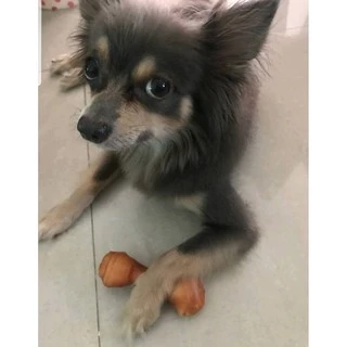 Dogfin ไก่พันกระดูกผูก 4 นิ้ว (FC28) ขนมสุนัข ขัดฟัน (มีราคาส่ง)