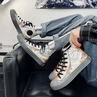 ☋รองเท้าผ้าใบ High Top Flat Wear ปี 1970 (ไซส์ 39-40)