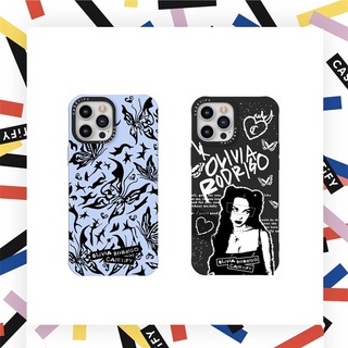 Casetify เคสโทรศัพท์มือถือ ซิลิโคน TPU ลายเมืองผีเสื้อ Olivia Rodrigo สําหรับ iPhone 7 8 Plus X XS XR 11 12 13 Pro Max
