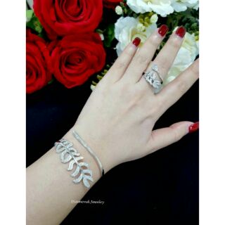 Diamond bangle &amp; ring