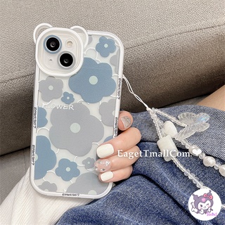 🌈Casing🌸 เคสป้องกันโทรศัพท์มือถือ แบบนิ่ม ลายดอกไม้ สําหรับ iPhone 14 13 12 11 Pro Max SE2020 X XR Xs Max 7 8 Plus