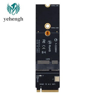 อะแดปเตอร์ไร้สาย M.2 A+E Key Slot เป็น M.2 M Key Wifi บลูทูธ สําหรับ AX200 9260 Bcm94352Z Card NVMe PCI Express SSD Port