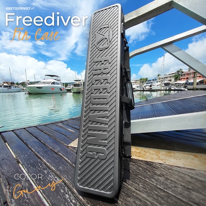 กล่องใส่ฟิน ฟรีไดฟ์ - WATER PRO FREEDIVE FINS CASE - มี TSA LOCK - รับประกัน 1 ปี ใส่ฟินได้ 2 คู่