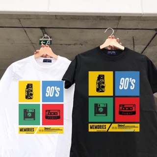 คอกลมเเขนสั้น memory 90s N009 B626