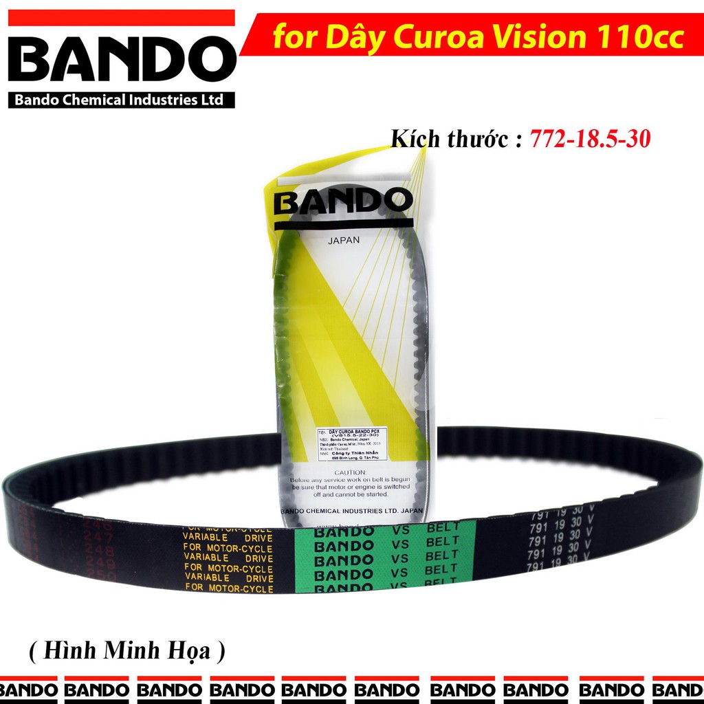 สายพาน Bando Honda Vision 110cc