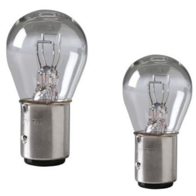 2 ชิ้นรถรถจักรยานยนต์ไฟเบรคโคมไฟ 1016 12V 21W/5W BULB (2 ฟุต)
