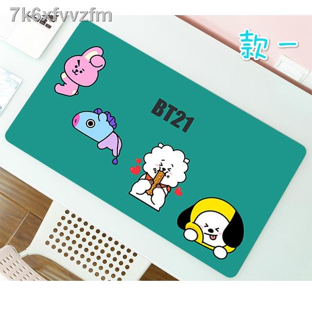 BTS table mat cute cartoon table mat Korean cartoon bt21 large mouse ...