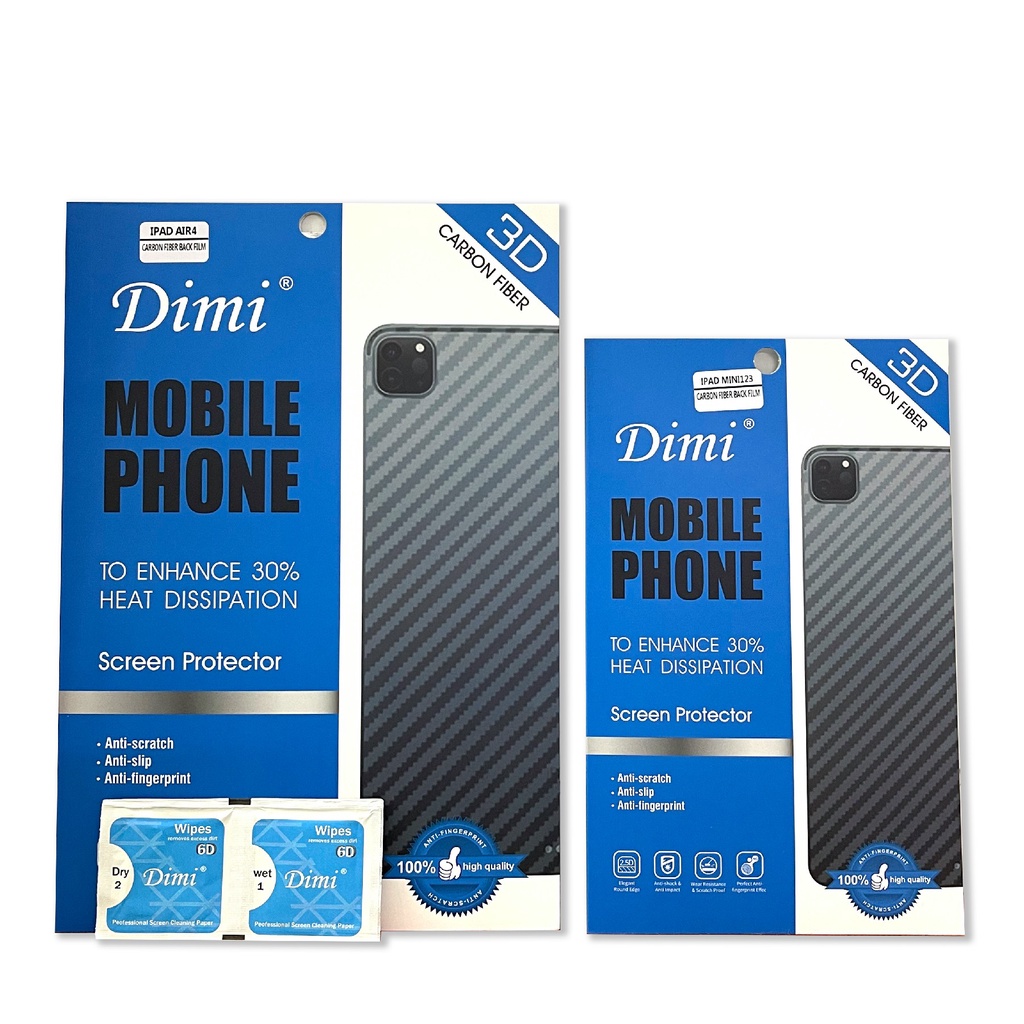 ฟิล์มกันรอยหลัง สีใสลายแคฟล่า mini1/2/3 mini 4 mini 5 air 1/2/3 10.2 gen 7 pro 11 Air4 gen8