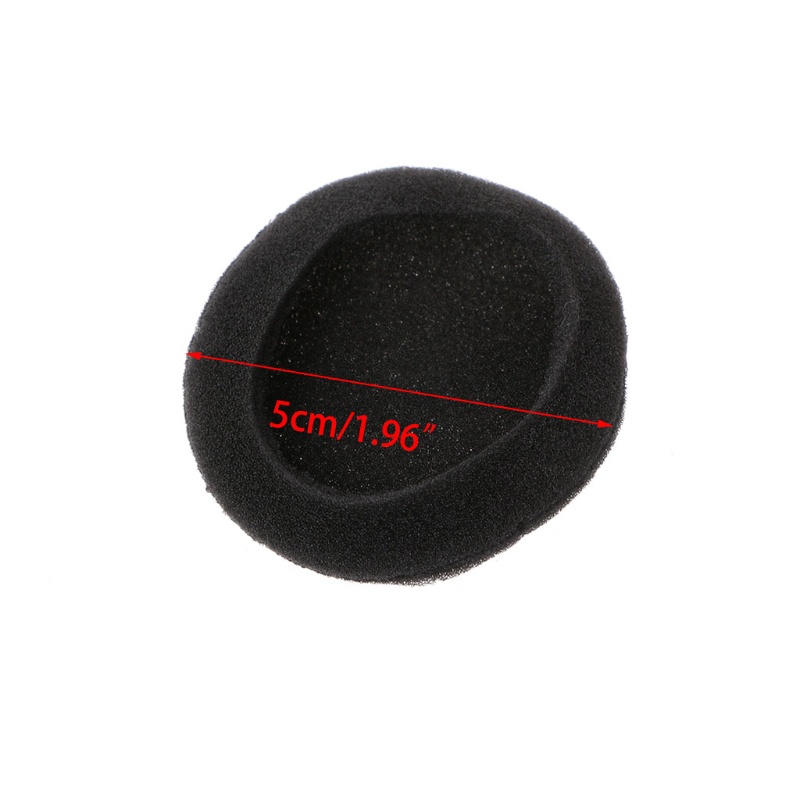 Aoto หนา 50 มม.นุ่มแผ่นรองหูฟังหูฟัง Holster Memory Foam Earpads