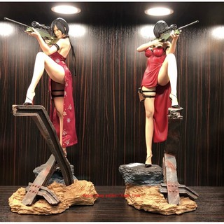 Recast Gls006 1 4 Resin Ada Wong Resin Green Leaf Studio Cast Off Resident Evil 4 à¹€à¸­à¸