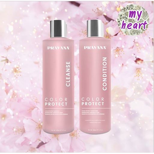 Pravana The Perfect Blonde Purple Toning Shampoo Cleanse/Conditioner 325/325 ml แชมพู ครีมนวดผม เม็ดสีม่วงสำหรับผมสีเทา