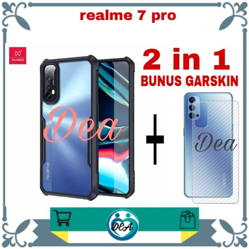 เคส REALME 7 PRO BONUS GARSKIN CARBON AIRBACK SHOCKPROFF CASENG