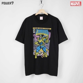 Power 7 Shop เสื้อยืดการ์ตูน มาร์เวล ลิขสิทธ์แท้ MARVEL COMICS  T-SHIRTS (MVX-019)