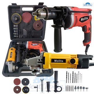 (แพ็คคู่)MOLITA เครื่องเจียร์ หินเจียร์ ลูกหมู 4 นิ้วMT954 ส…