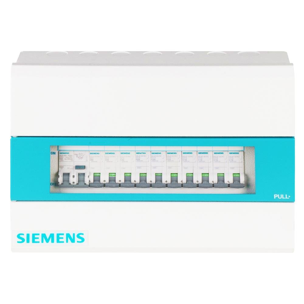 ชุดตู้คอนซูมเมอร์ยูนิต 50 แอมป์ 10ช่อง พร้อมกันไฟรั่ว/ไฟดูด SIEMENS
