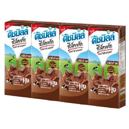ราคาพิเศษ!! ดัชมิลล์ ซีเล็คเต็ด ผลิตภัณฑ์นมยูเอชที รสริชช็อกโกแลต 180มล. x 4 กล่อง Dutch Mill Select UHT Milk Product Ri