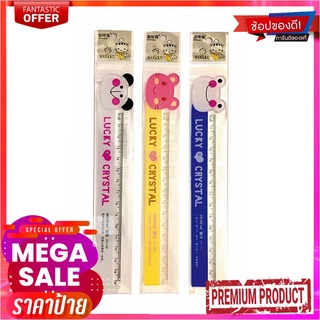 ไม้บรรทัดไดคัท 15 ซม. แพ็ค 12 อัน คละแบบFancy Ruler 15 cm 12 Pcs/Pack