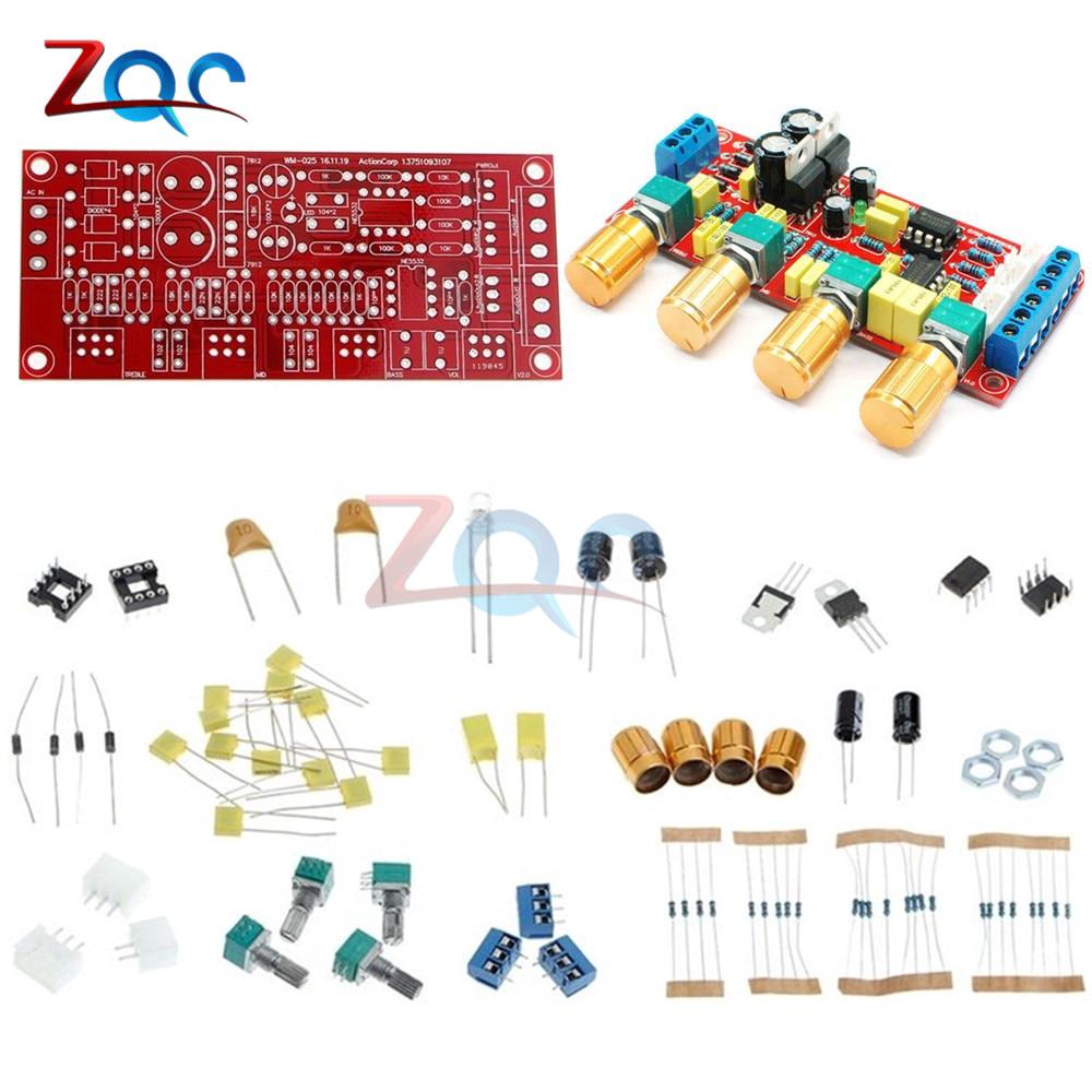 ne 5532 pre -amplifier pre - pre pre preamp อุปกรณ์บอร์ดควบคุมระดับเสียง diy สําหรับเบส alto