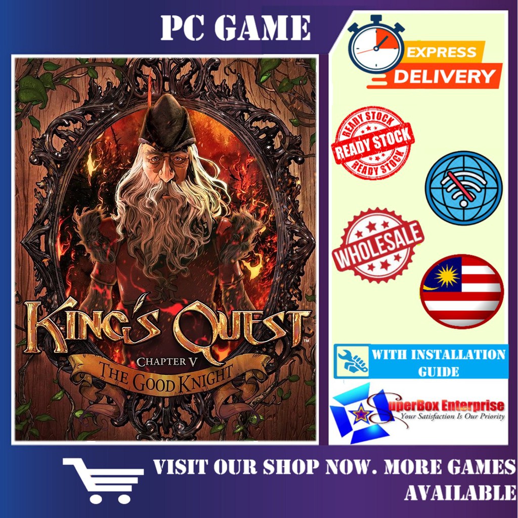 [ Digital / DVD / Pendrive ] COMPLETE Kings Quest Chapter v ( 1 - 5 ) – โดย SIERRA - Offline Games [