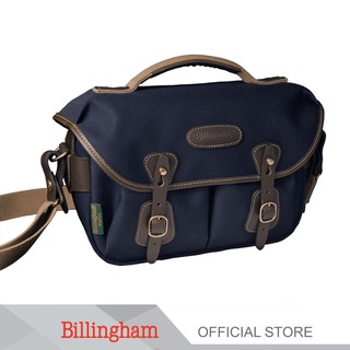 Billingham รุ่น Hadley Small Pro-Navy Canvas / Chocolate Leather