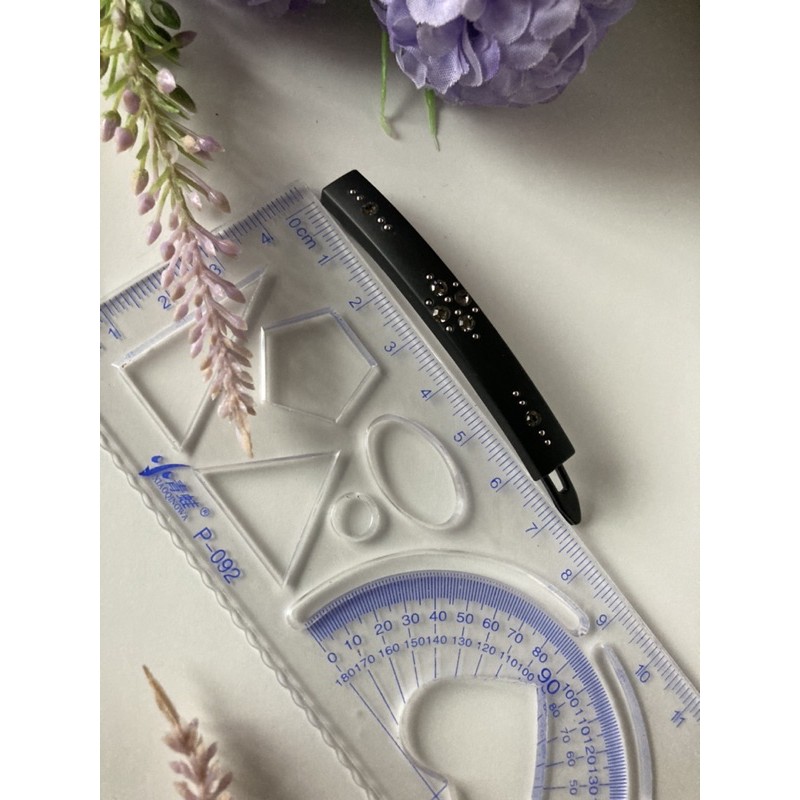 กิ๊บเกาหลี Made in Korea ของแท้ 🇰🇷กิ๊บกด ประดับเพชร นิ่มมาก ใช้ดี ไม่เจ็บหนังศีรษะ - รูปที่ 4