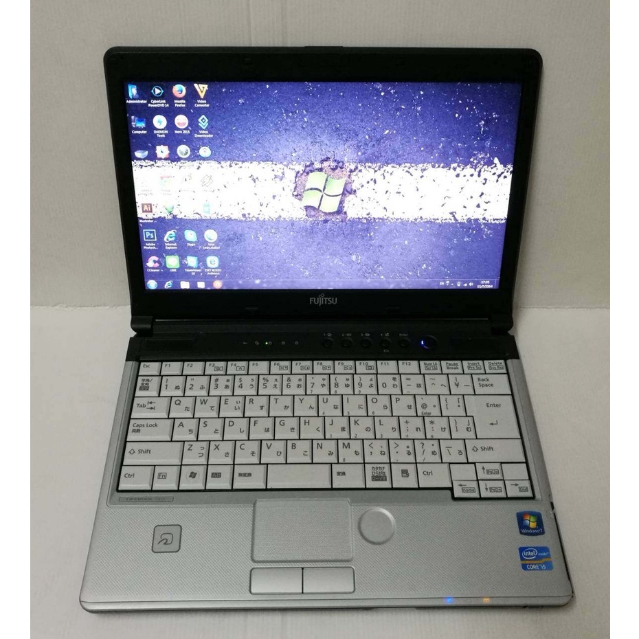 โน๊ตบุ๊คมือสอง Notebook Lifebook S761 Fujitsu i5-2520M(RAM:4/HDD:250) ขนาด 13.3 นิ้ว