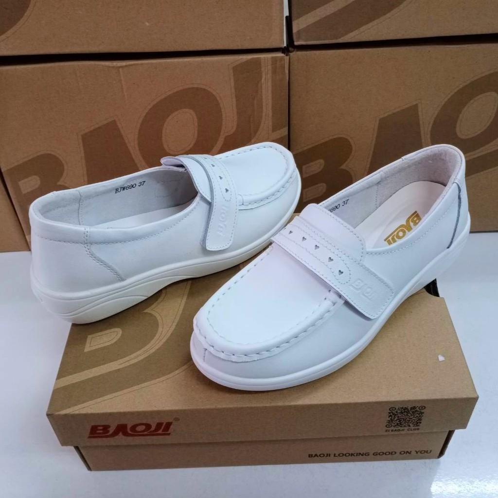 Baoji บาโอจิ รุ่น BJW690 รองเท้า พยาบาล นุ่ม สวมสบาย size37-41 ของแท้ 100% (งานกล่อง สินค้าพร้อมส่ง)