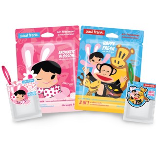 FreshTime x PAUL FRANK น้ำหอมปรับอากาศ ถุงหอม กลิ่นน้ำยาปรับผ้านุ่ม 9 กรัม