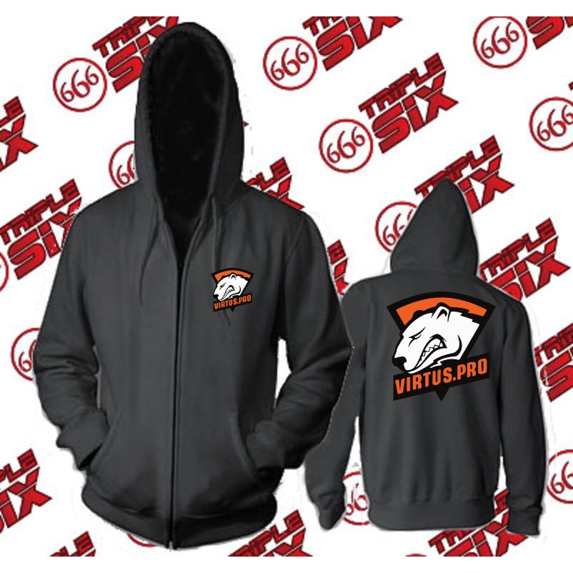 Esports Team Virtus Pro Gaming Zipper Hoodie Jacket - PUBG Fortnite DotA2