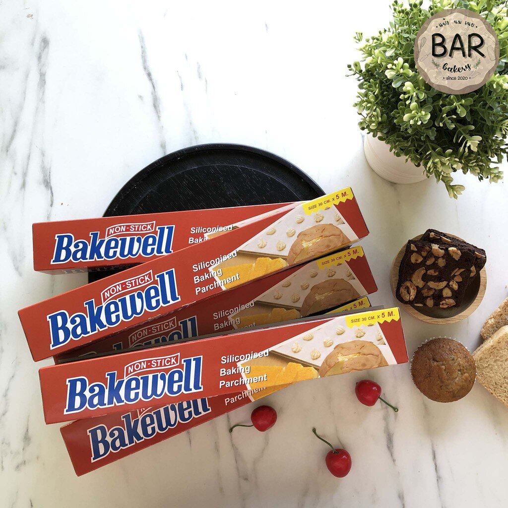 กระดาษไข Bakewell เคลือบพิเศษ(Non-Stick) ขนาด 30cm. x 5m.สำหรับรองอบขนม สามารถใช้ได้ทั้ง 2 ด้านและใช้ซ้ำได้หลายครั้ง ราคา ถูกที่สุด ดีลบีเคเค แกลเลอรีภาพที่ 7