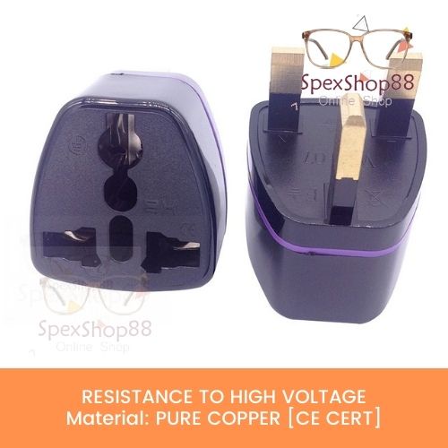 UNIVERSAL 2-3 PIN ADAPTER PLUG CHIANA EUROPE TRAVEL CONVERTER ADAPTER SOCKET 电池转头