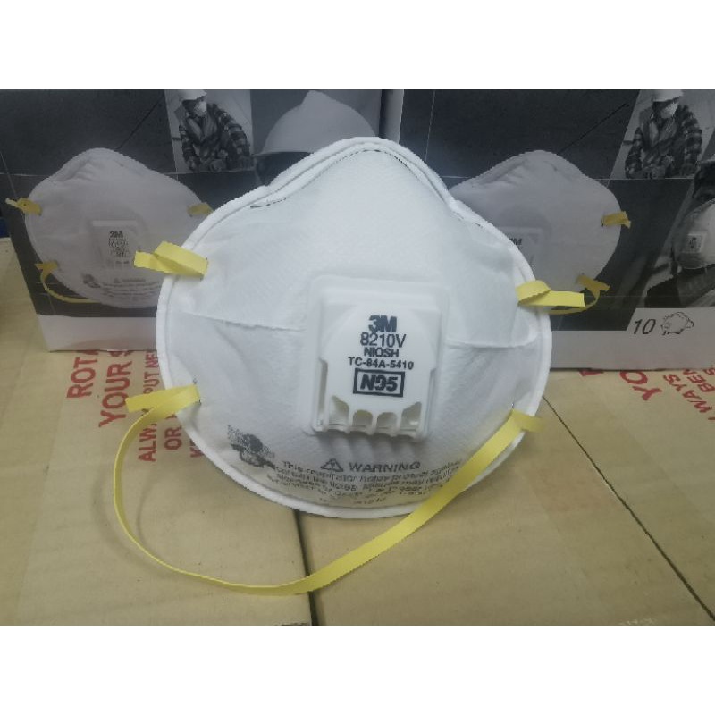 N95.หน้าอนามัยมาตรฐาน​3M.รุ่น​ 8210v