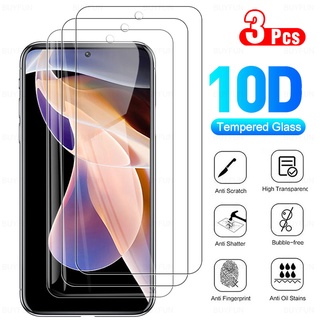 3pcs Screen Protector Glass For Xiaomi Poco X4 NFC X3 Pro x3nfc GT M4Pro M3pro F3 X4NFC gt f3 Protective Tempered Film