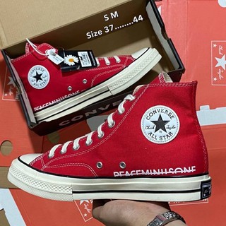 CONVERSE ALL STAR 1970’ HI PEACEMINUSONE RED