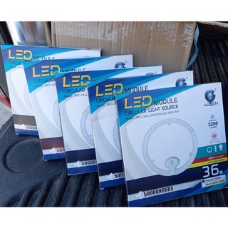 iwachi หลอดไฟ แผงชิพ แผงไฟ LED ใช้แทนหลอดนีออนกลม ราคาถูก แสงขาว ขนาด 28W 36W