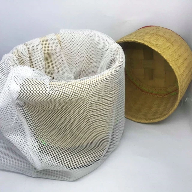 ถุงผ้าตาข่าย(N01)ใหญ่พิเศษ ถุงผ้ารองกระติกข้าวเหนียว/ผ้ารองหวดข้าวเหนียว รองหม้อ นึ่งข้าวเหนียว*พร้อมส่งทุกขนาด