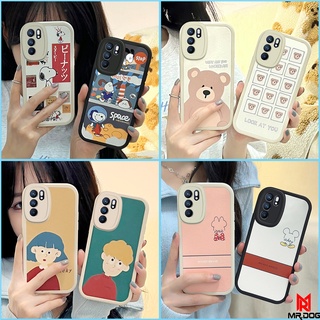 เคส OPPO RENO 6 5G RENO 4Z 5G RENO6 RENO4Z เคสโทรศัพท์ซิลิโคนกันกระแทกแบบหนัง สนูปปี้. มิกกี้เมาส์ KLQ