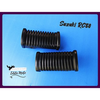 SUZUKI AS100 A100 RC80 RC100 FRONT FOOT PEGS SET  // ชุดยางพักเท้าคู่หน้า สินค้าคุณภาพดี