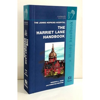 Harriet Lane Handbook/ Veronica L. Gunn/Ed/Year 16/2002-ISBN: 9780808900061