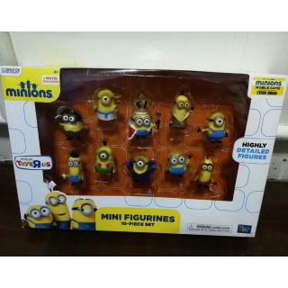 Minions mini figurines 10 ตัว โมเดล มินเนียน เซตมินเนี่ยน minion