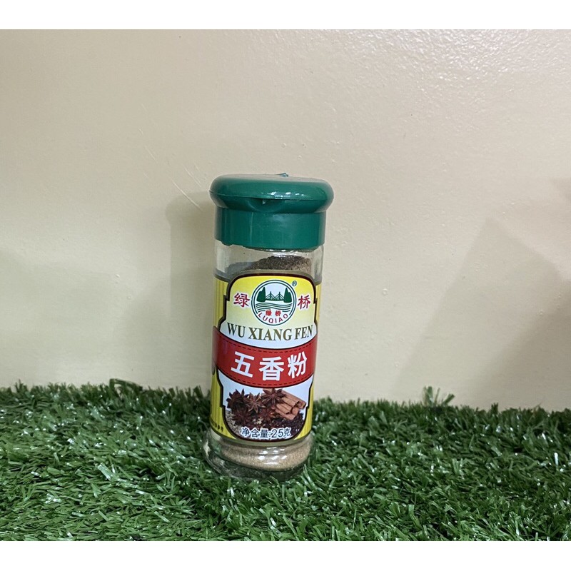 A27 เครื่องปรุงรส ผงเครื่องเทศ ( 绿桥五香粉 ）25g ใช้สำหรับปรุงอาหารได้หลากหลาย