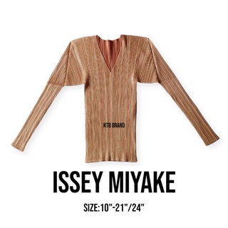 เสื้อIssey miyake pleats pleatsแท้10000% แบรนด์เนมแท้ฟ