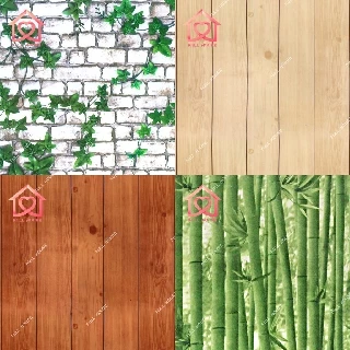 💋พร้อมส่ง wallpaper 45 ซม. x 10 เมตร วอลเปเปอร์ สติ๊กเกอร์ติดผนัง มีกาวในตัว ติดเองได้