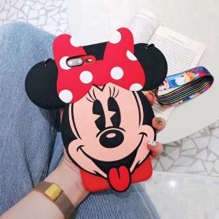 Samsung A20 A30 A30s A50 A50s Casing Soft Case,Cute Cartoon 3D Minnie Mickey Mouse Soft Silicone Case Cover เคสโทรศัพท์ซิลิโคนพิมพ์ลายการ์ตูนมินนี่เมาส์น่ารักสําหรับ