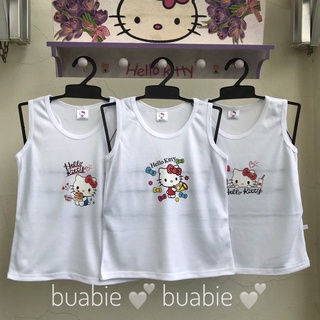 เสื้อทับ เสื้อซับใน เสื้อกล้าม เด็กผู้หญิง ลายลิขสิทธิ์ Hello Kitty มีไซส์ M L XL XXL  แพค 5/ 10 ตัว ถูกมาก