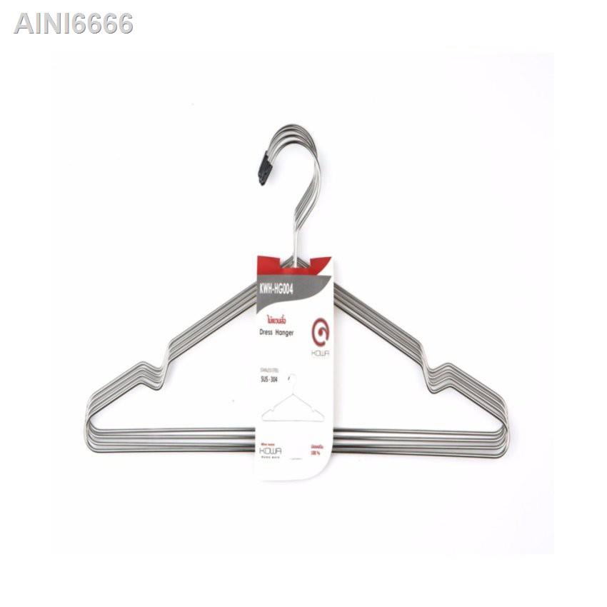 ¤℗Kowa homeware  Dress Hanger ไม้แขวนชุด KWH- HG004 จำนวน  12 ชิ้นราคาต่ำสุด