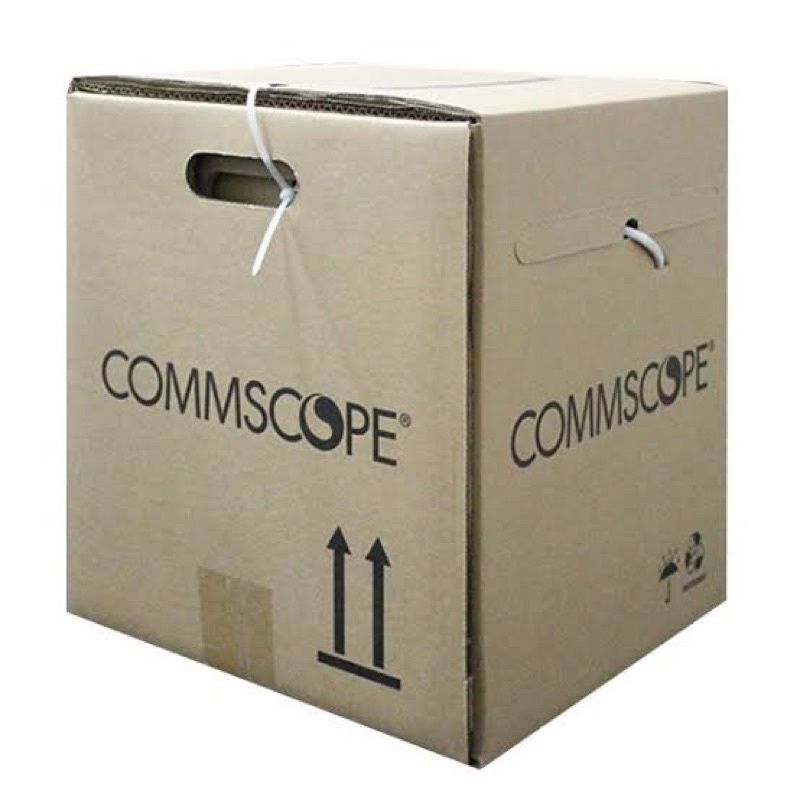 COMMSCOPE (AMP) CAT 6 Indoor ขนาด 23 AWG, Bandwidth 600MHz, LSZH White Color 305 M.