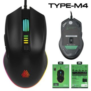 EGA TYPE-M4 GAMING MOUSE เม้าส์เกมมิ่ง มาโคร LED Spectum