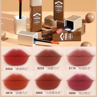 5544 (ใหม่/แท้) NOVO LIP MIST ลิปช็อกโกแลต ลิปกลอส กันน้ำ ติดทนนาน สีสวย สีชัด